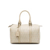 Fendi Zucchino Spalmati Forever Bauletto Boston Bag Secondhand