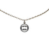 Gucci Sterling Silver Interlocking G Pendant Necklace Secondhand