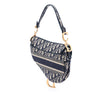 Dior Oblique Embroidered Canvas Saddle Bag Secondhand