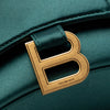Balenciaga Satin Hourglass Top Handle Bag XS Secondhand