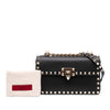 Valentino Small Leather Rockstud Flip Lock Chain Crossbody Secondhand
