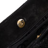 Chanel CC Stitched Suede Tote Secondhand
