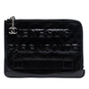 Secondhand Chanel Distressed Calfskin Je Ne Suis Pas En Solde Clutch