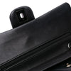 Secondhand Chanel Medium Classic Chevron Lambskin So Black Double Flap