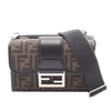 Fendi Zucca Canvas Double Baguette Crossbody Secondhand