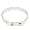 Cartier 18K White Gold Classic Love Bracelet Secondhand