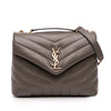 Saint Laurent Small Quilted Leather Monogram LouLou Shoulder Bag Secondhand