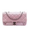 Chanel Medium Quilted Metallic Calfskin Coco Pleats Chain Flap Secondhand
