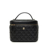 Chanel Medium CC Quilted  Caviar Vanity Case Secondhand