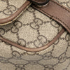 Gucci GG Supreme Textured Dollar Calfskin Retro Interlocking G Flap Messenger Bag Secondhand