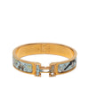 Hermès Narrow Enamel Dans Les Nuages Clic H Bracelet PM Secondhand