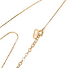 Dior Gold Plated Strass CD Logo Pendant Necklace Secondhand