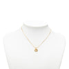 Dior Gold Plated Strass CD Logo Pendant Necklace Secondhand