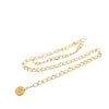 Secondhand Chanel Gold Plated CC Medallion Chain Belt