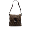 Fendi Zucca Canvas Shoulder Bag Secondhand