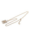 Secondhand Chanel CC Gold Plated Strass Perfume Bottle Pendant Necklace