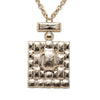 Secondhand Chanel CC Gold Plated Strass Perfume Bottle Pendant Necklace