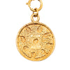 Chanel CC Gold Plated Medallion Pendant Necklace Secondhand