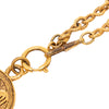 Chanel CC Gold Plated Medallion Pendant Necklace Secondhand