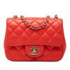 Chanel Mini Square Classic Lambskin Single Flap Secondhand