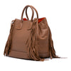 Prada Cervo Fringe Tote Secondhand