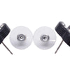 Chanel CC Resin and Strass Bullet Backs Earrings Secondhand