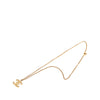 Chanel CC Gold Plated Star Cutout Pendant Necklace Secondhand