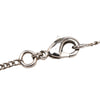 Chanel CC Silver Plated Rhinestone Pendant Necklace Secondhand