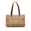 Burberry Haymarket Check Coated Canvas Tote Secondhand