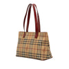 Burberry Haymarket Check Coated Canvas Tote Secondhand