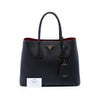 Prada Large Saffiano Cuir Double Satchel Secondhand