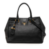 Secondhand Prada Vitello Daino Open Convertible Tote