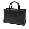 Gucci Grained Calfskin Bamboo Handbag Secondhand