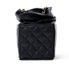Chanel Mini Quilted Calfskin Drawstring Bucket Bag Secondhand