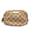Gucci GG Canvas Bamboo Pouch Secondhand