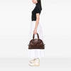 Saint Laurent Large Woven Trimmed Leather Muse Handbag Secondhand