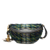 Balenciaga Diagonal Quilted Wool Allover Logo Souvenir Belt Bag XS Secondhand