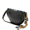 Balenciaga Diagonal Quilted Wool Allover Logo Souvenir Belt Bag XS Secondhand