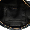Balenciaga Diagonal Quilted Wool Allover Logo Souvenir Belt Bag XS Secondhand
