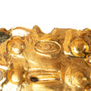 Secondhand Chanel Wide Gold Plated Square Hammered Chain Belt