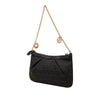 Fendi Zucchino Canvas Chain Pochette Secondhand