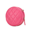 Chanel CC Quilted Caviar Round Clutch With Chain Secondhand