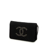 Chanel Paris Shanghai Crystal Embellished Canvas Wallet On Chain Secondhand