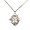 Chanel CC Brass Strass Pendant Necklace Secondhand
