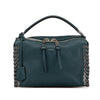 Secondhand Fendi Leather Selleria Lei Whipstitch Satchel