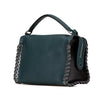 Secondhand Fendi Leather Selleria Lei Whipstitch Satchel