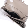 Secondhand Tod’s Double T Grey Leather Continental Wallet with Shoulder Strap - '10s