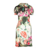 Secondhand John Galliano Floral Print Silk Dress 