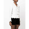 Secondhand Chanel White Cotton Bouclé Jacket - 2000s
