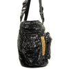 Sonia Rykiel Black and Gold Sequined Tote - 2000s Second hand